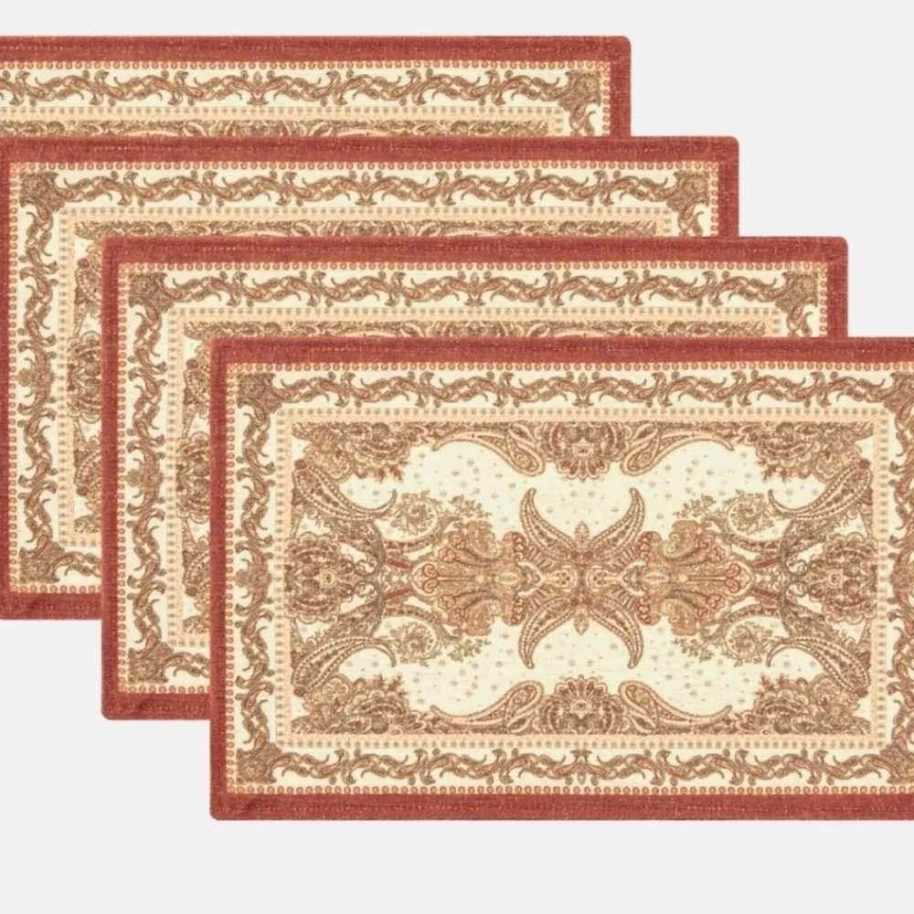 LOOM AND MILL Paisley Placemats Set of 4